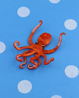 Octopus-orange-brooch-classic-la-vidriola-zoom