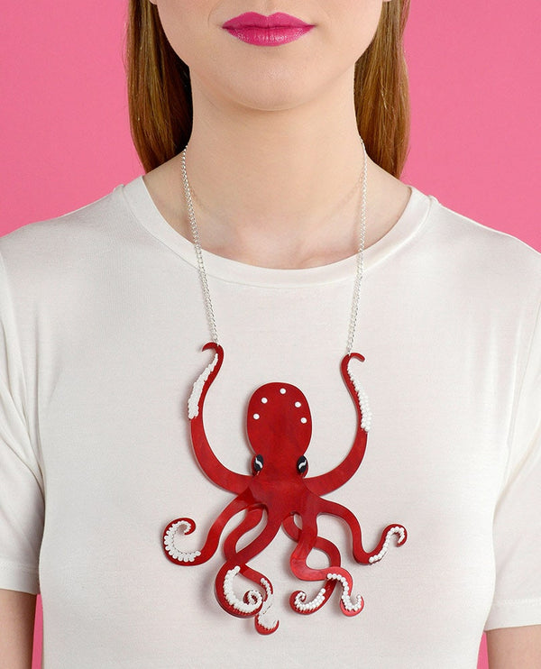 Octopus-statement-necklace-la-vidriola-plastic-jewellery-wild-under-the-sea-product