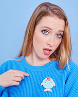 Oh no, I’m sick! Brooch
