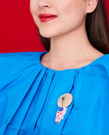 On a Stroll with my Wagasa Brooch