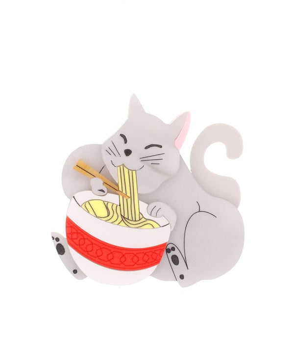 Oodles-of-noodles-cat-brooch--Nǐ-hǎo-collection-la-vidriola-detail