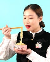 Oodles-of-noodles-cat-brooch--Nǐ-hǎo-collection-la-vidriola-product