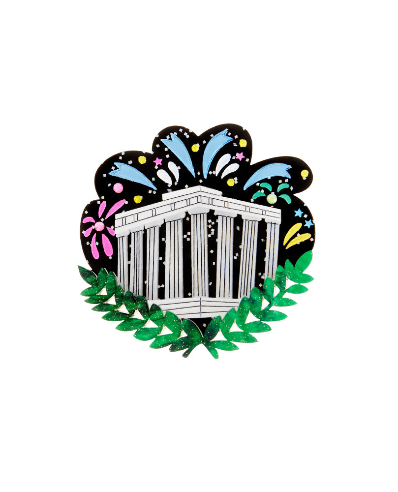 Opa! Athens celebration! Brooch