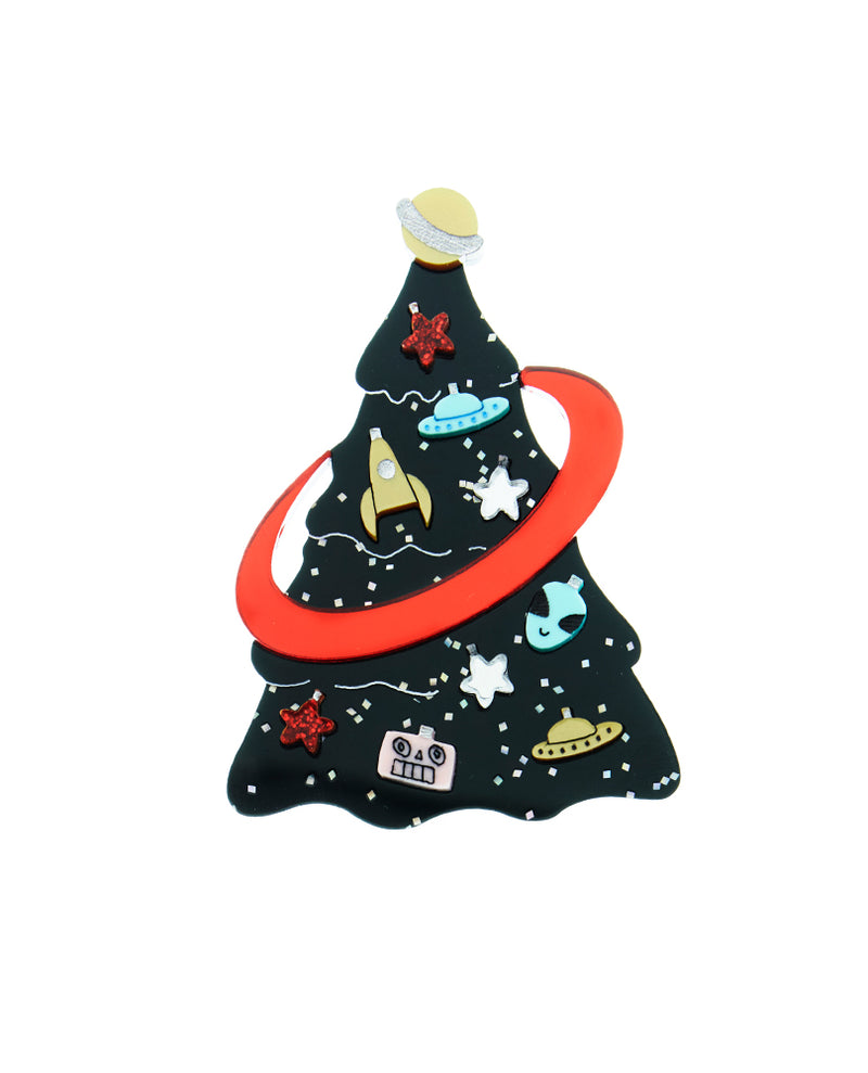Out of this World Christmas Brooch