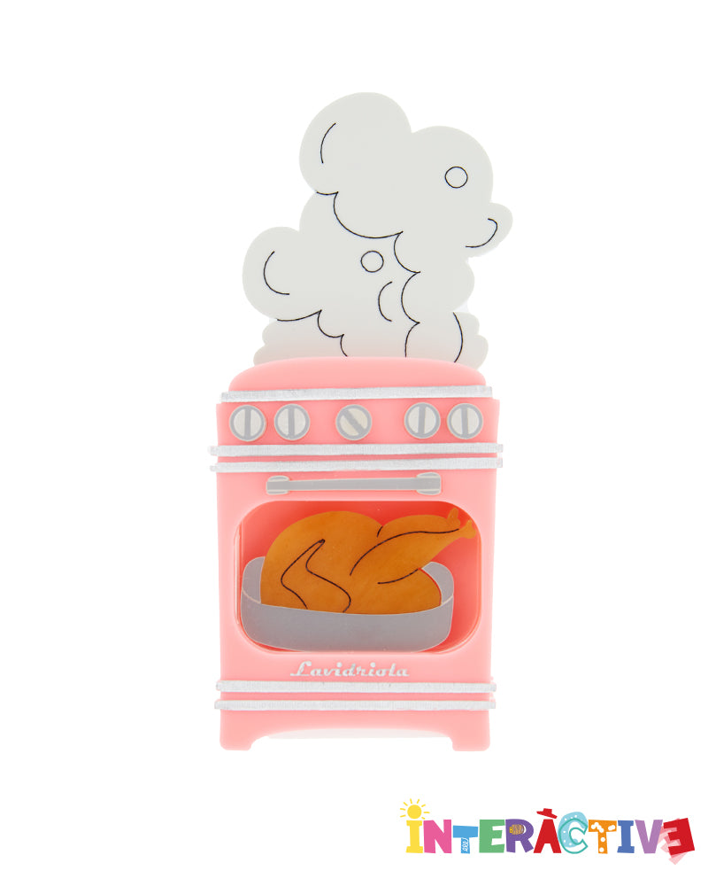 Oven Cooking Brooch -interactive-
