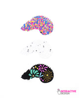 Pack HOORAY inserts for chameleon BROOCH