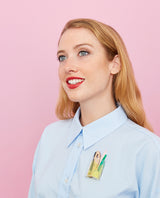 Paint with me! Brooch