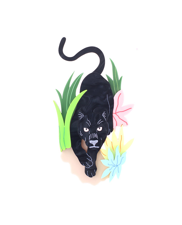 Panther on the Prowl Brooch