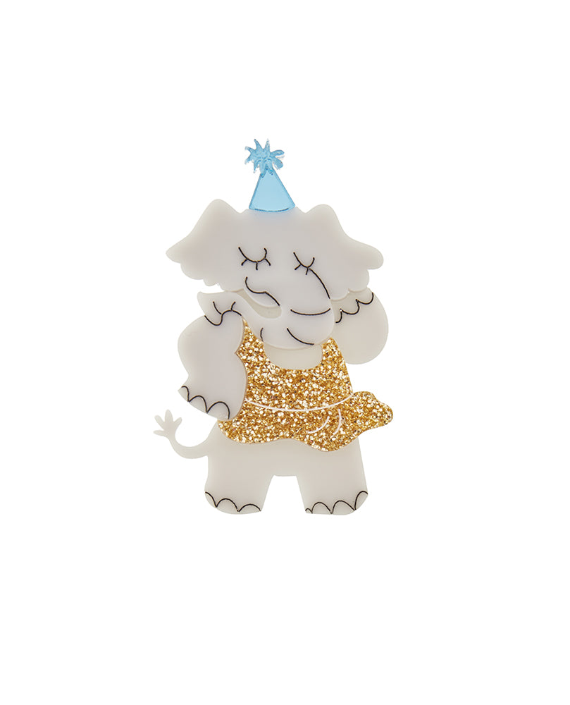 Party Elephant Brooch