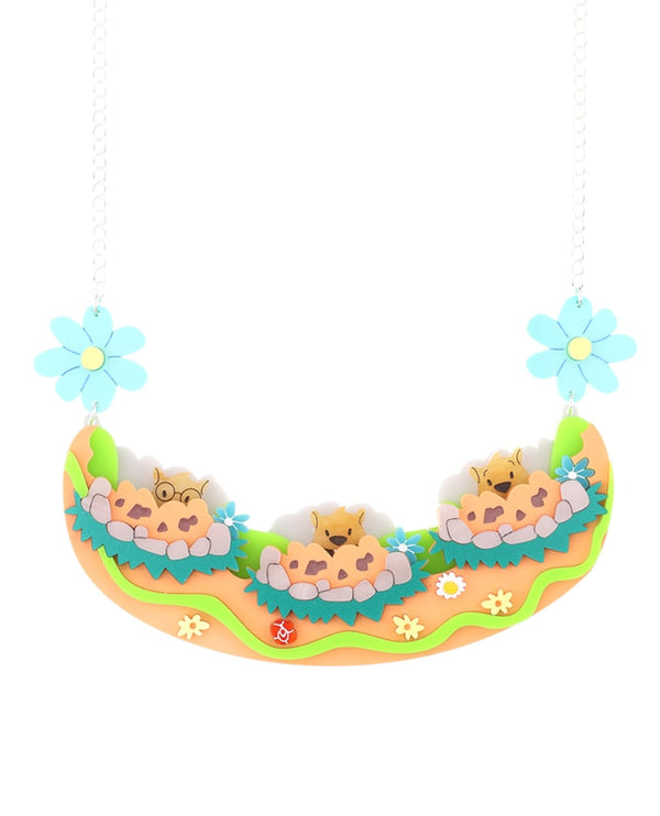 Peek-a-boo-Moles-necklace--interactive-Spring-has-sprung-collection-la-vidriola-detail-down