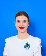 Penguins Under the Aurora Borealis Brooch