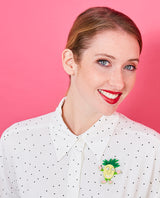 Pineapple party time! Brooch