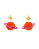 Planet Saturn Earrings