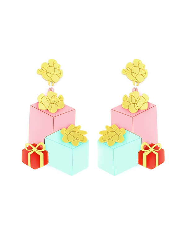 Present-earrings-la-vidriola-plastic-jewellery-christmas-2018-product