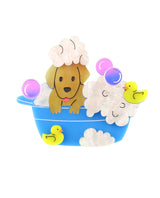 Puppy-bath-brooch-everything-will-be-all-right-la-vidriola-detail