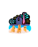 Quokkas island party watching Perth Brooch