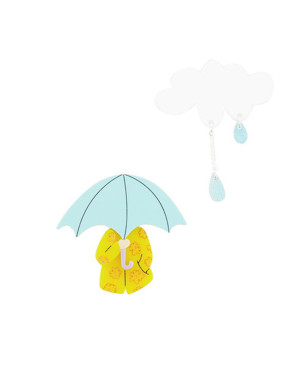 Rainy Day Umbrella Brooch Pack