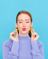 Red Play-Doh Earrings