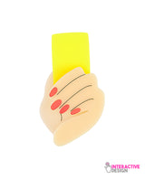Red card, yellow card Brooch -Interactive-