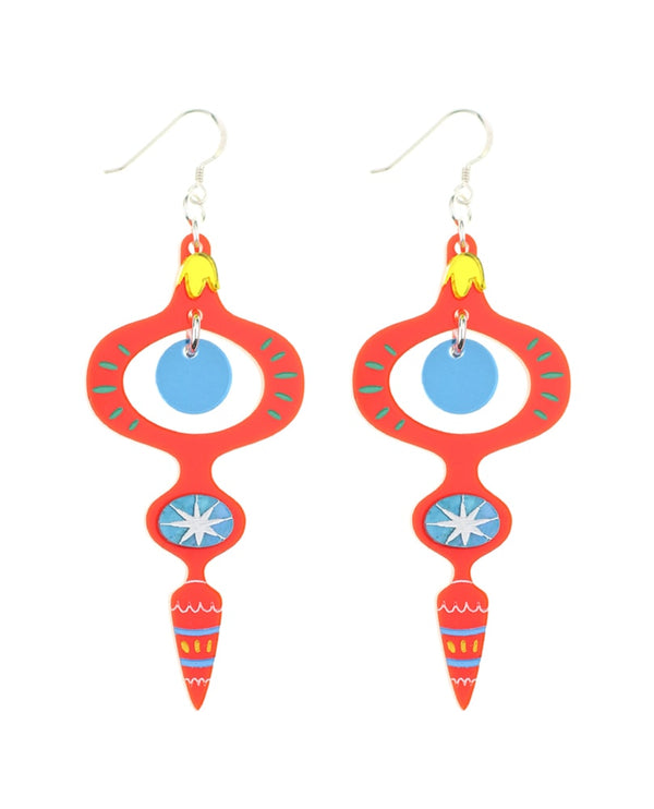 Retro-Christmas-ornament-earrings-Christmas-2020-la-vidriola-detail