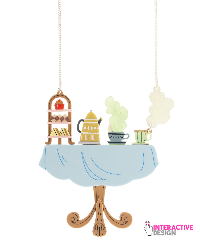 Retro Tea Set Table Necklace Insert Pack