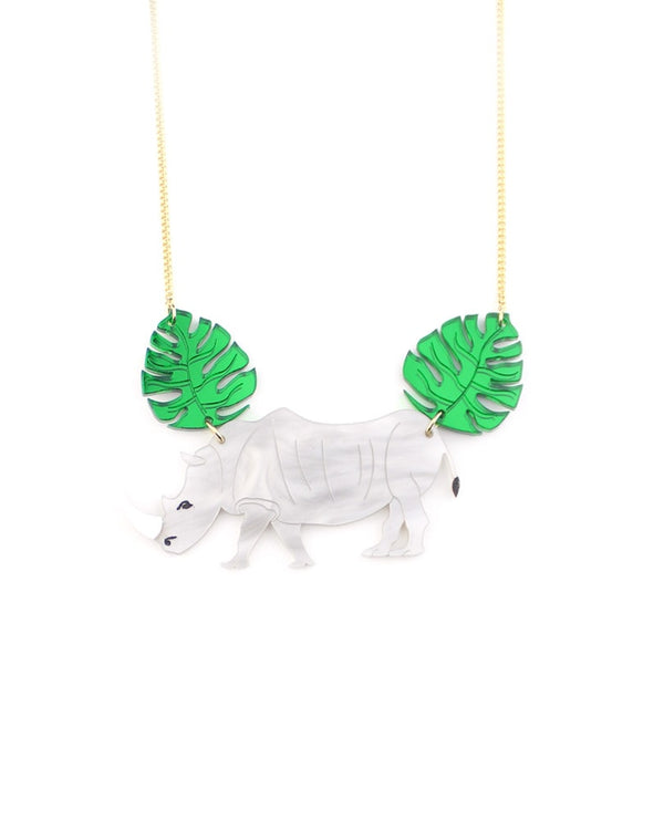 Rhino_necklace_la_vidriola_detail