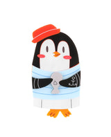 Sailor-penguin-animal-friend-Brooch-All-Aboard-collection-la-vidriola-detail