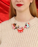 Santas-animal-friends-choo-choo-train-necklace-Christmas-2020-la-vidriola-product-3-carriages