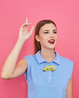 School Bus Necklace