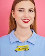 School Bus Necklace