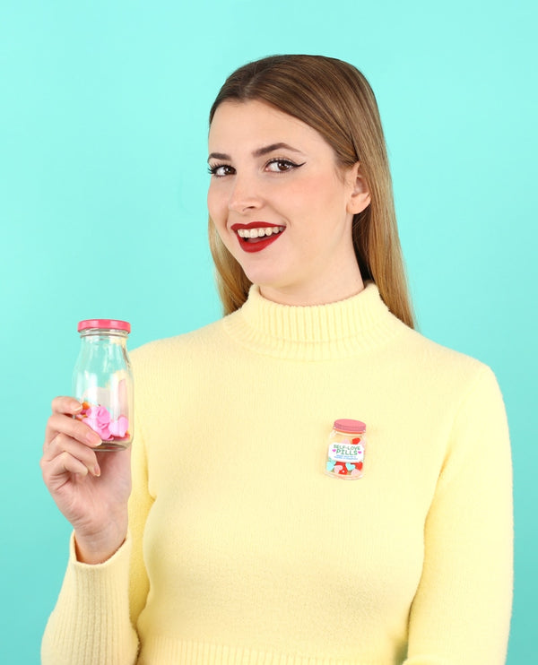 Self-love-pills-brooch--interactive-Be-my-Valentine-collection-la-vidriola-product