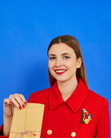 Sending letters to Santa Brooch