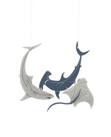Sharks in the Deep Blue Sea Necklace