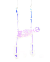 Skeleton statement necklace