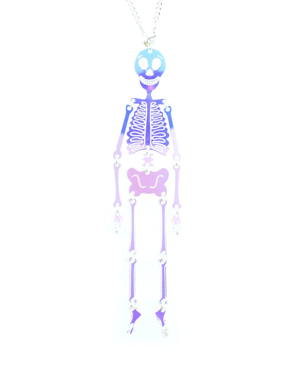 Skeleton-statement-necklace-plastic-jewerelly-la-vidriola-detail