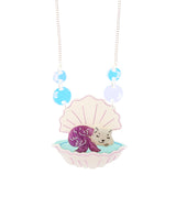 Sleeping in my Shell Mer-Cat Necklace
