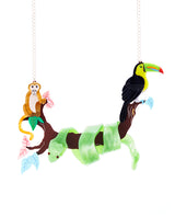 Slithering Snake Statement Necklace