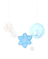 Snowflakes Falling Necklace