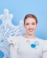 Snowflakes Falling Necklace