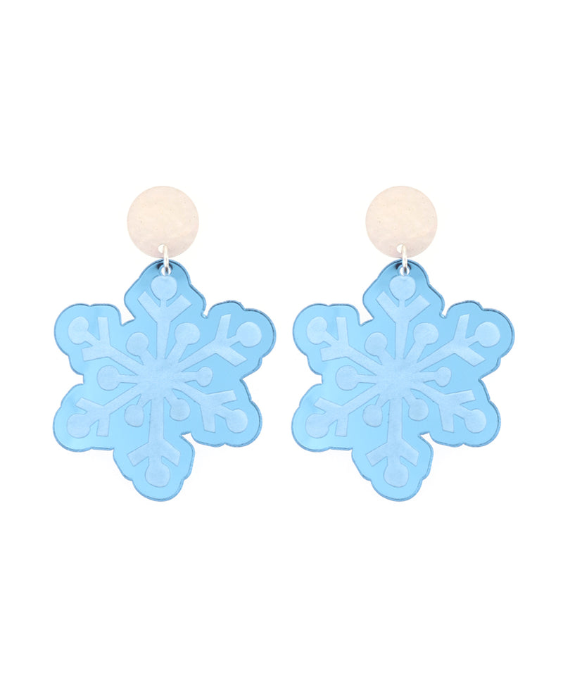 Snowflakes Falling on my Ears Earrings