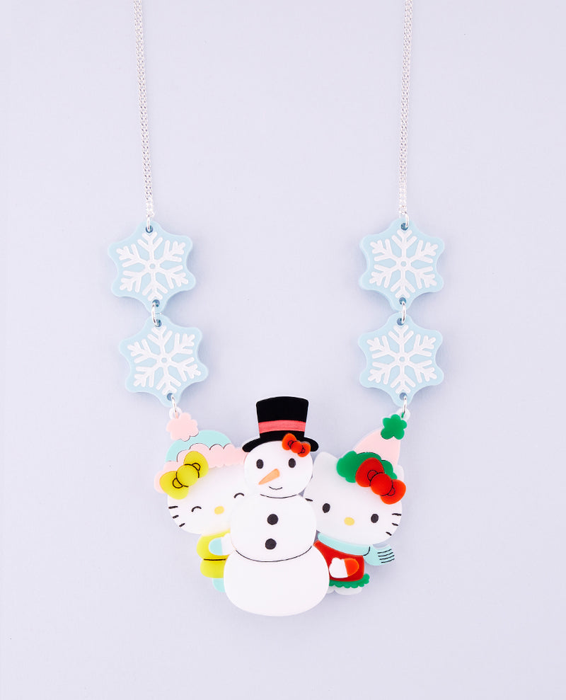Snowman sister Winter fun! Necklace