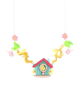 Spring-Garden-Birdhouse-necklace-Spring-has-sprung-collection-la-vidriola-detail