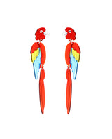 Squawk! Pretty Parrot Earrings