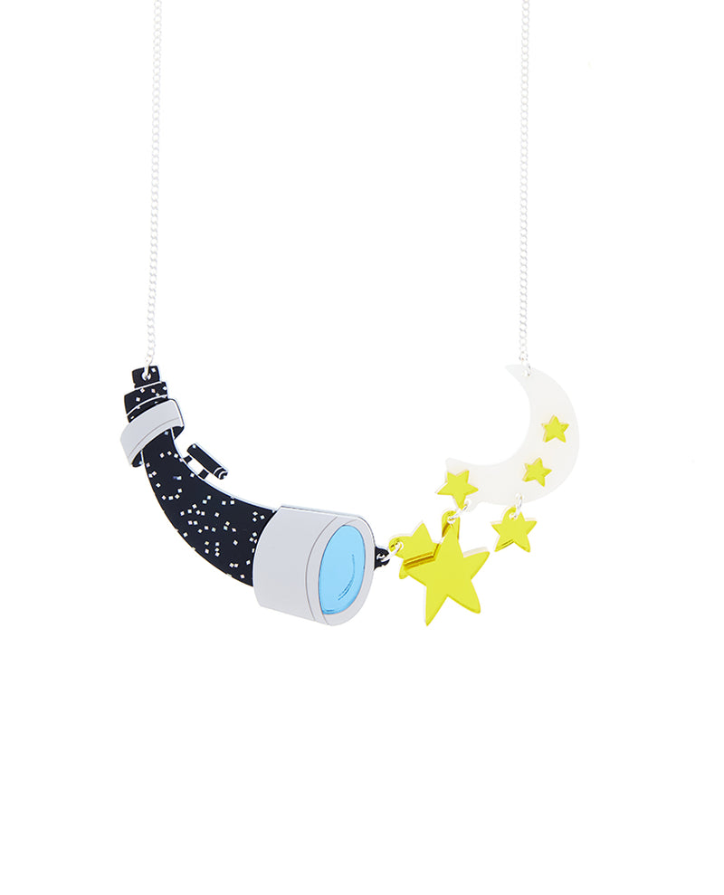 Starry Night Telescope Necklace