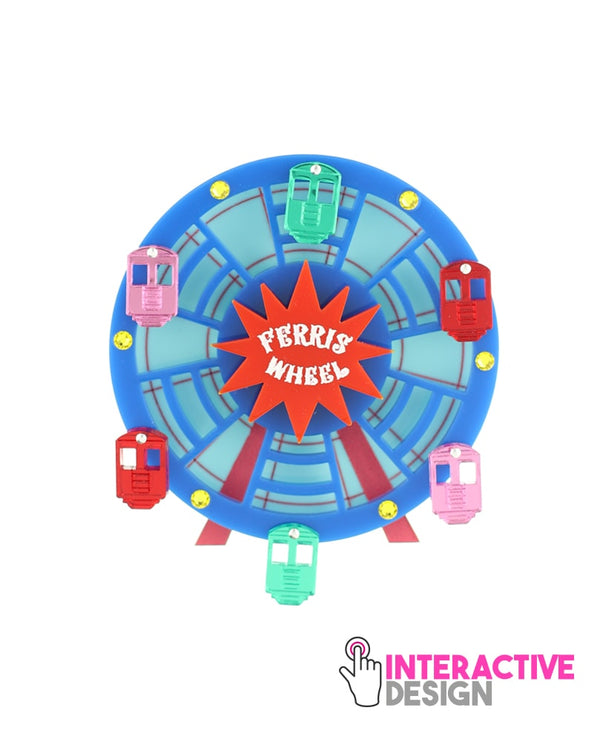 Stunning-Ferris-Wheel-brooch-interactive-ticket-to-playland-la-vidriola-detail