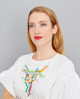 Subway Map Adventure statement Necklace
