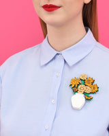 Sunflower-insert-for-flower-vase-brooch--interactive--Masterpiece-collection-la-vidriola-zoom