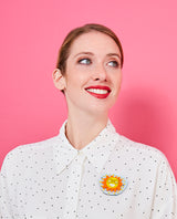 Sunny side up! Brooch