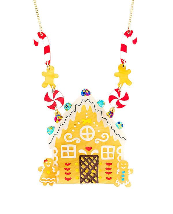 Sweet gingerbread House Necklace