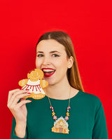 Sweet gingerbread House Necklace